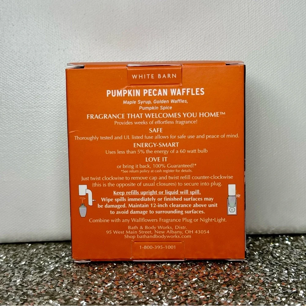 Bath & Body Works Wallflowers Refill Pumpkin Pecan Waffles Refills 2 Pack NWT - Picture 4 of 4